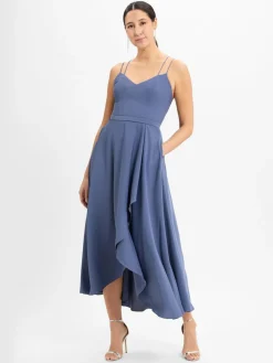 VM Kleider*Abndkleid hellblau uni