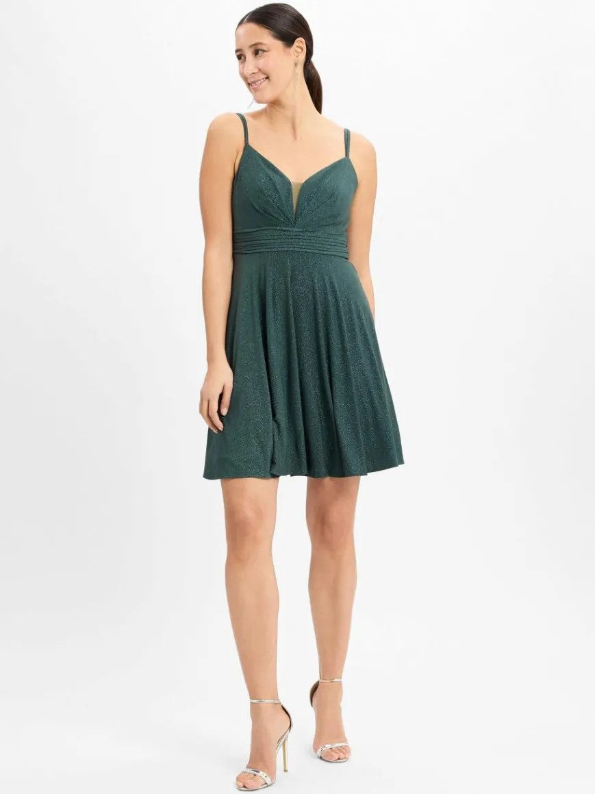 Marie Lund Kleider*Cocktailkleid tanne uni