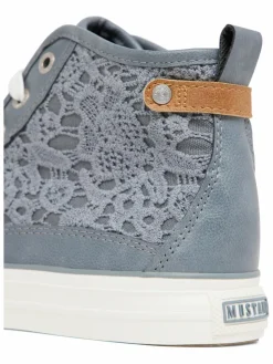 Mustang Sneaker*Damen grau uni