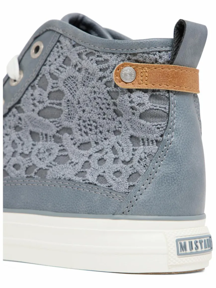 Mustang Sneaker*Damen grau uni