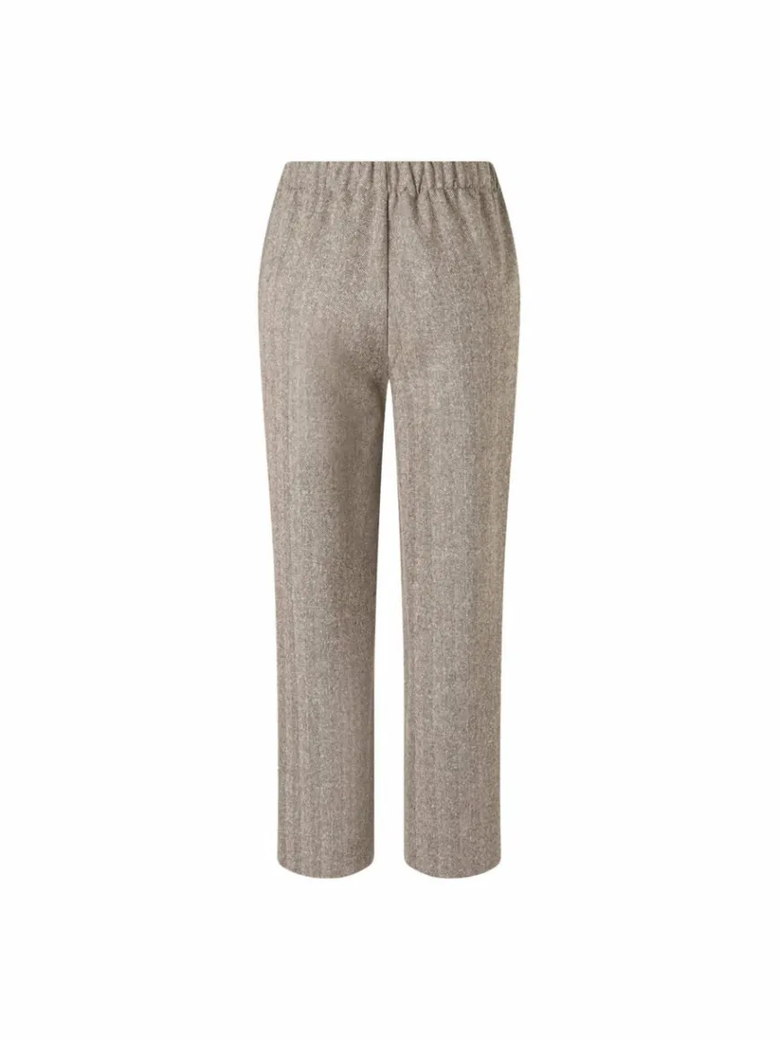 MAERZ Hosen*Damen Hose braun ecru gemustert