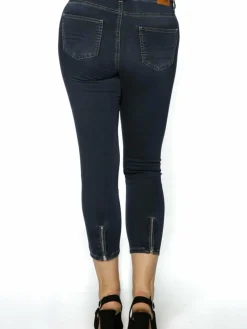 YOEK Jeans*Damen 7/8 Jeans denim uni