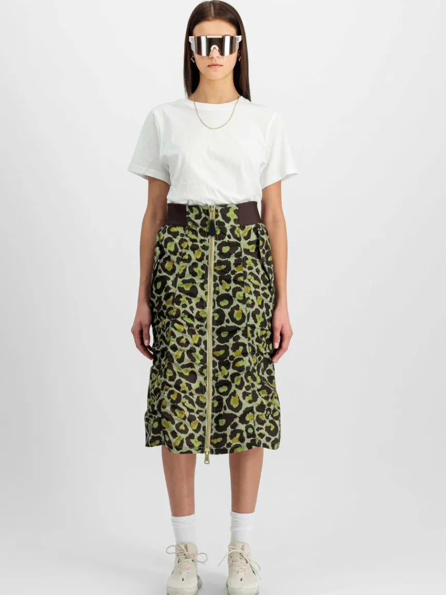 Alpha Industries Röcke*Damen - Rock oliv gemustert