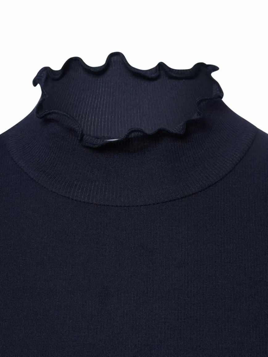 Rich & Royal Shirts & Tops*Damen - T-Shirt marine uni