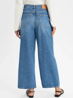 Marc O'Polo Jeans*Damen Wide-fit-Jeans - Tolva light stone uni