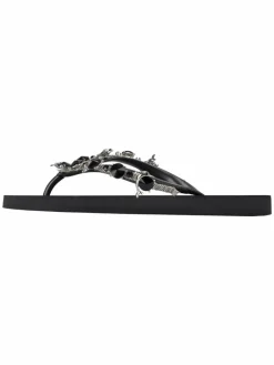 Uzurii Zehentrenner*Damen Zehentrenner schwarz uni