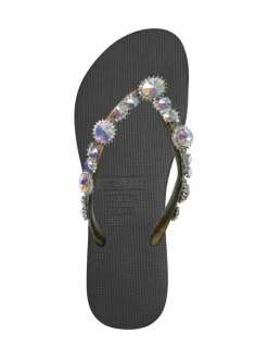 Uzurii Zehentrenner*Damen Zehentrenner schwarz uni