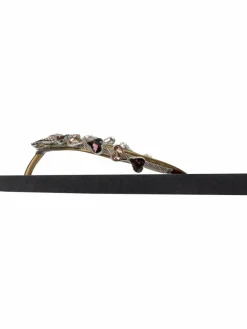 Uzurii Zehentrenner*Damen Zehentrenner schwarz uni