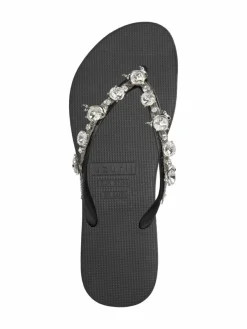 Uzurii Zehentrenner*Damen Zehentrenner schwarz uni