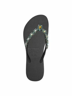 Uzurii Zehentrenner*Damen Zehentrenner schwarz uni