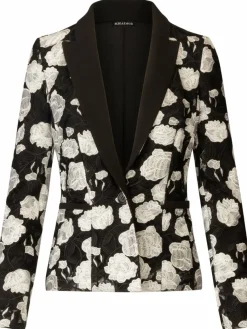 Kraimod Blazer*Damen Abendblazer schwarz gemustert