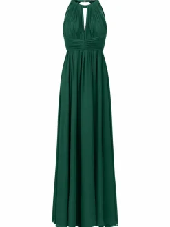 Kraimod Kleider*Damen Abendkleid grün uni