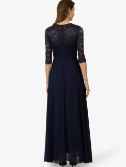 Kraimod Kleider*Damen Abendkleid marine uni