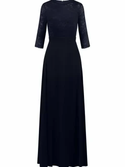 Kraimod Kleider*Damen Abendkleid marine uni
