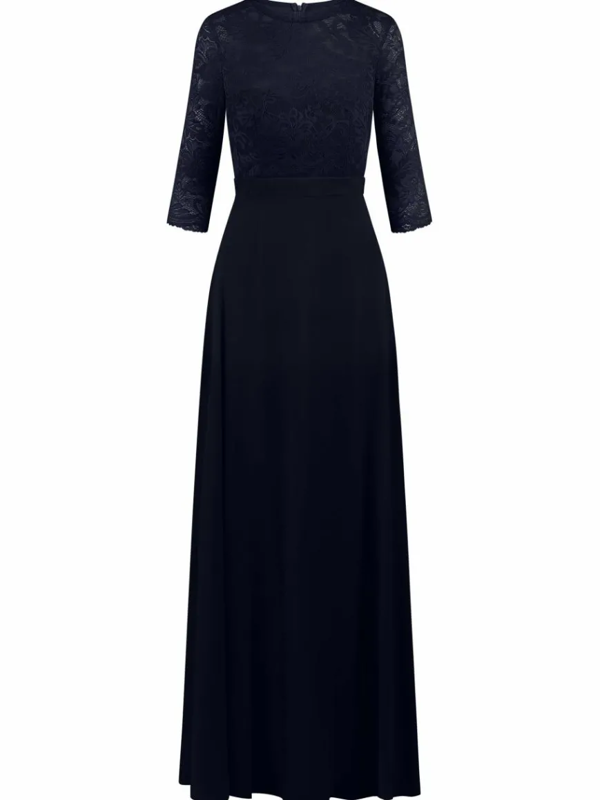 Kraimod Kleider*Damen Abendkleid marine uni