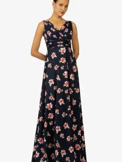 Kraimod Kleider*Damen Abendkleid mehrfarbig gemustert