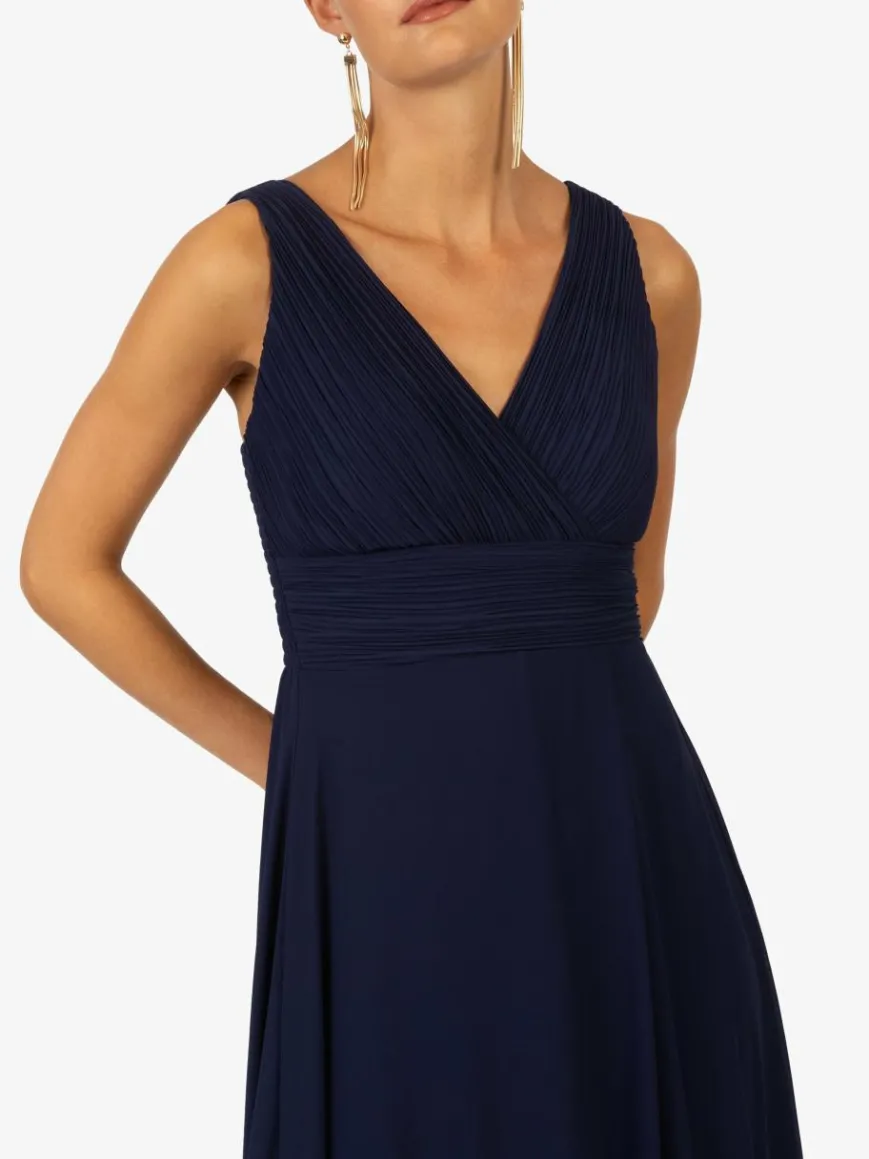 Kraimod Kleider*Damen Abendkleid marine uni