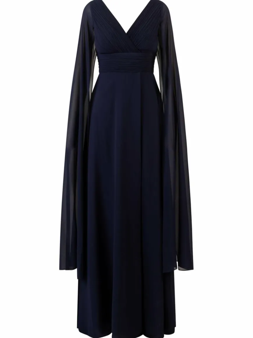 Kraimod Kleider*Damen Abendkleid marine uni