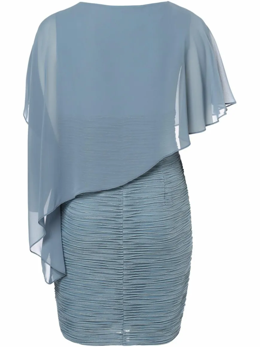 Swing Kleider*Damen Abendkleid hellblau uni