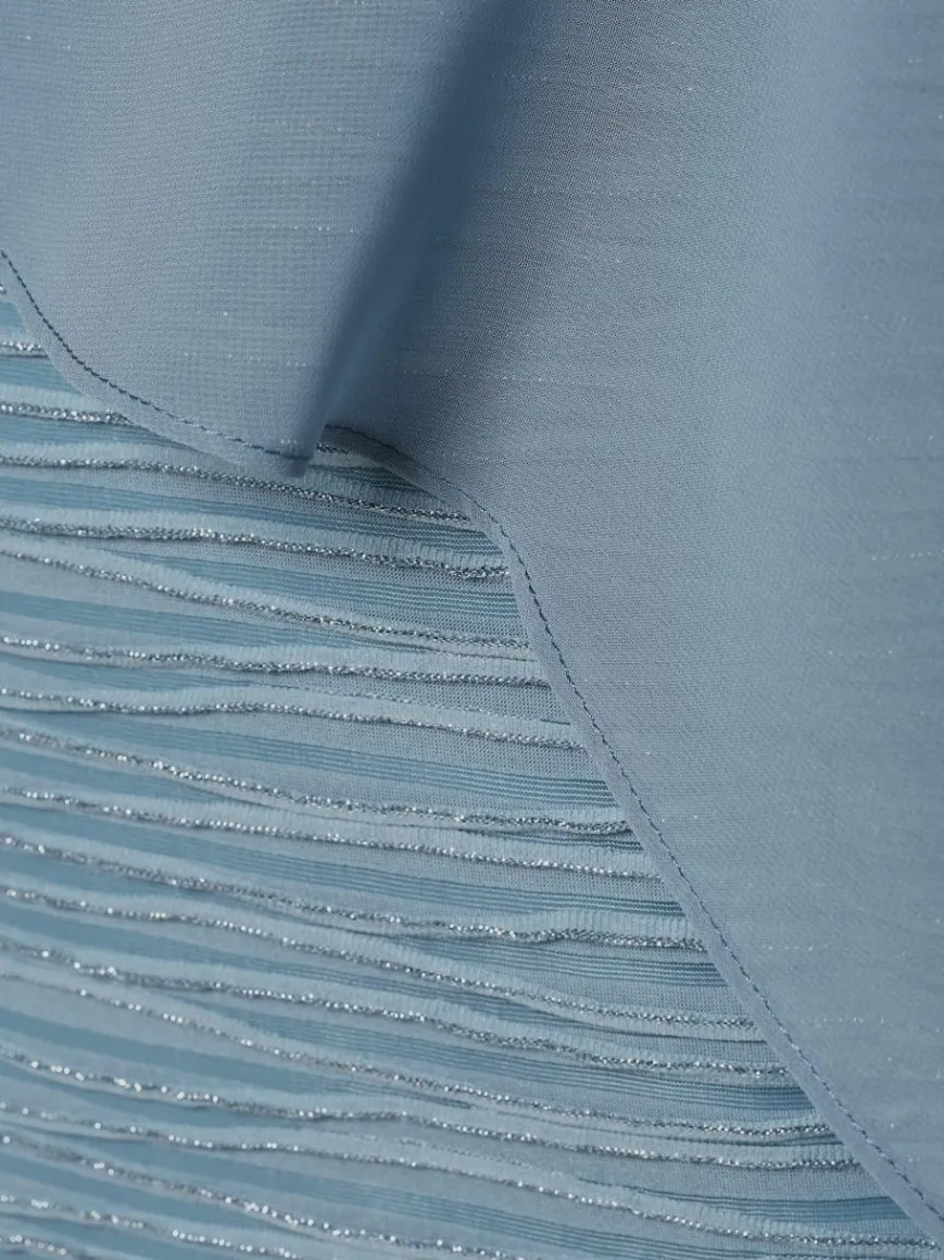 Swing Kleider*Damen Abendkleid hellblau uni