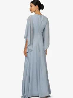 Kraimod Kleider*Damen Abendkleid hellblau uni