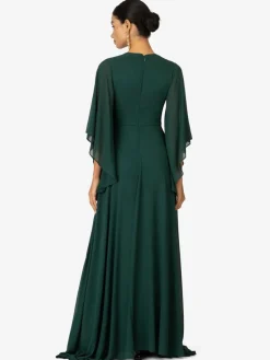 Kraimod Kleider*Damen Abendkleid grün uni