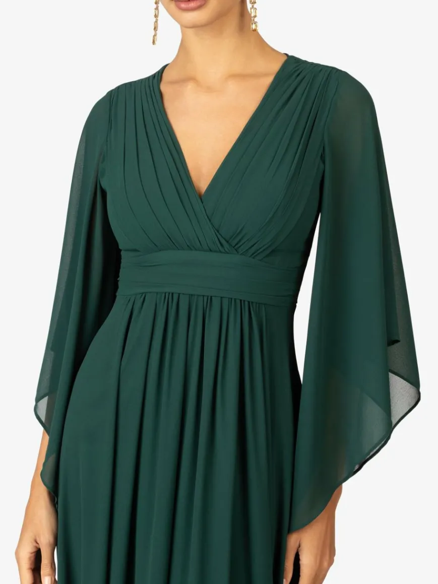 Kraimod Kleider*Damen Abendkleid grün uni