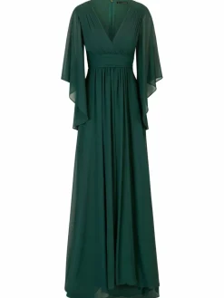 Kraimod Kleider*Damen Abendkleid grün uni