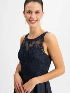 Laona Kleider*Damen Abendkleid marine uni