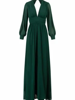 Kraimod Kleider*Damen Abendkleid grün uni
