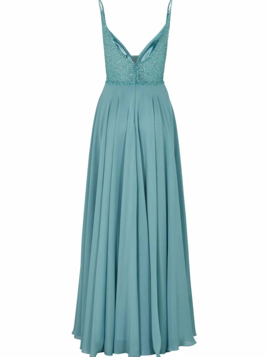 Hey Kyla Kleider*Damen Abendkleid aqua uni
