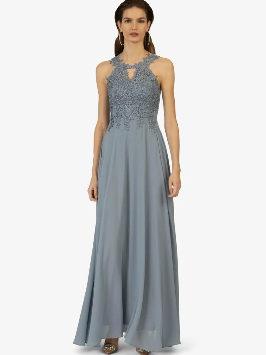 Kraimod Kleider*Damen Abendkleid hellblau uni