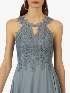 Kraimod Kleider*Damen Abendkleid hellblau uni