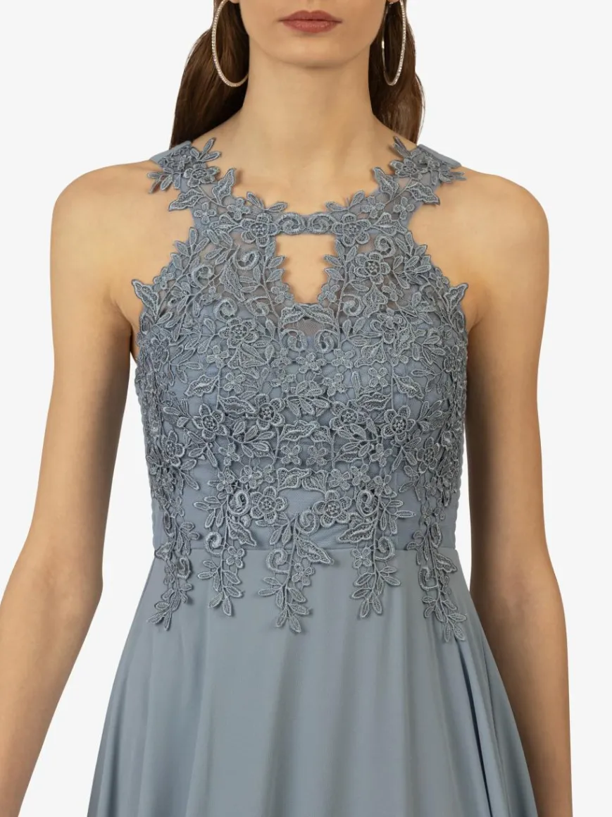 Kraimod Kleider*Damen Abendkleid hellblau uni