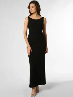 Ambiance Kleider*Damen Abendkleid schwarz uni