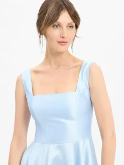 Marie Lund Kleider*Damen Abendkleid hellblau uni
