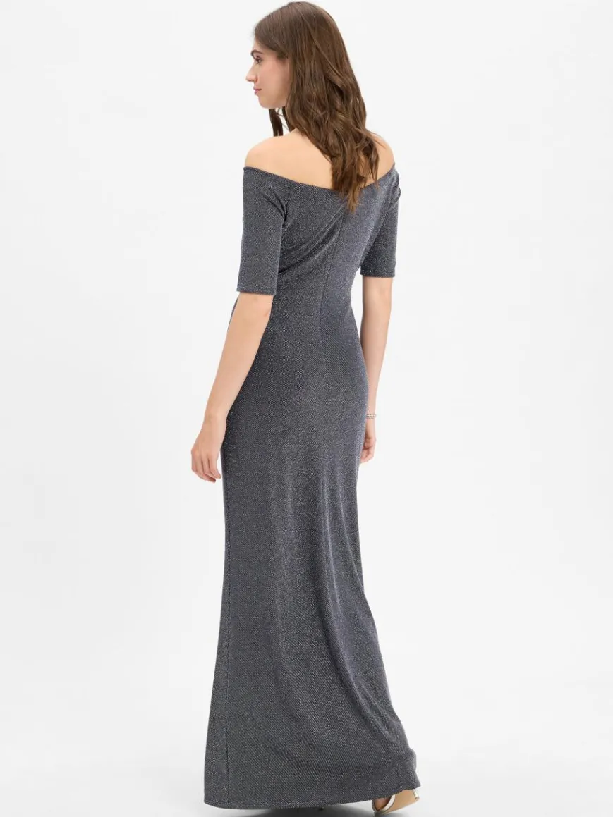 Vera Mont Kleider*Damen Abendkleid marine uni