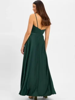 Laona Kleider*Damen Abendkleid tanne uni