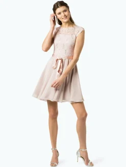 Swing Kleider*Damen Abendkleid rosa uni