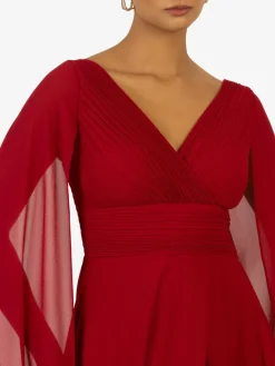 Kraimod Kleider*Damen Abendkleid rot uni