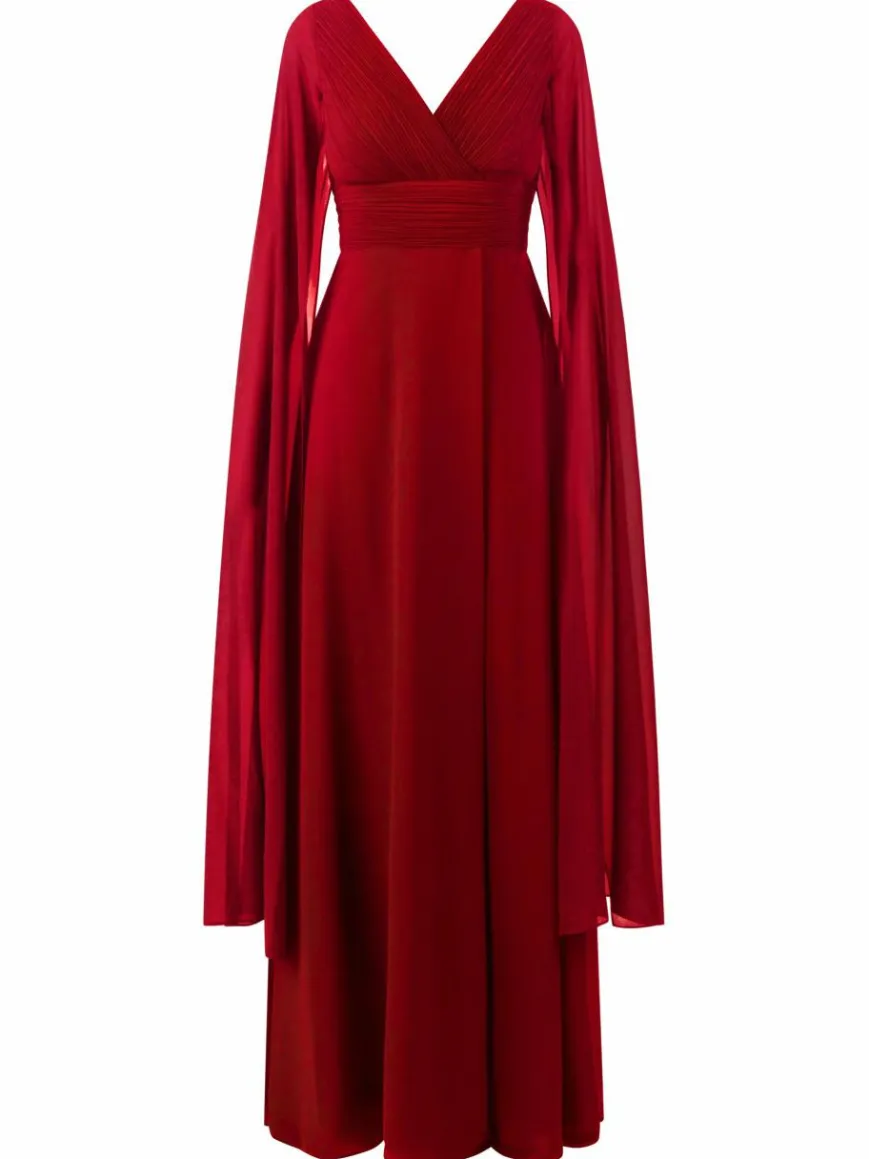 Kraimod Kleider*Damen Abendkleid rot uni