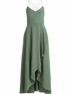Vera Mont Kleider*Damen Abendkleid grün khaki uni