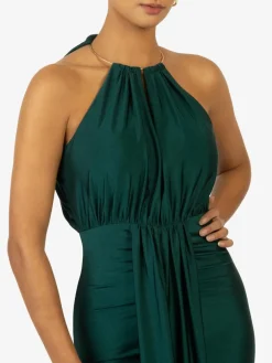 Kraimod Kleider*Damen Abendkleid grün uni