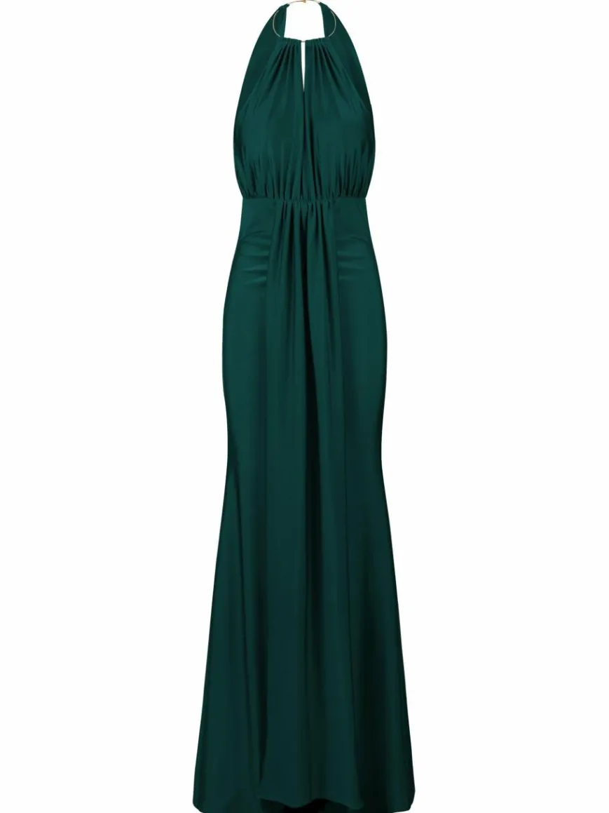 Kraimod Kleider*Damen Abendkleid grün uni