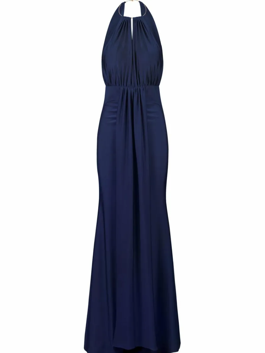 Kraimod Kleider*Damen Abendkleid marine uni