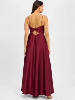 Laona Kleider*Damen Abendkleid bordeaux uni