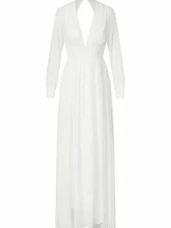 Kraimod Kleider*Damen Abendkleid weiß uni