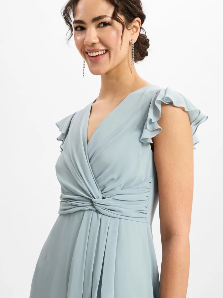 Marie Lund Kleider*Damen Abendkleid lind uni