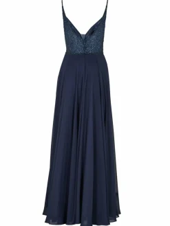Hey Kyla Kleider*Damen Abendkleid marine uni