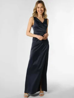 Marie Lund Kleider*Damen Abendkleid marine uni